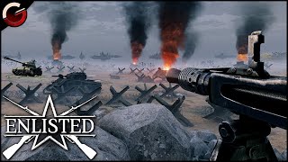 DEFENDING GERMAN BUNKERS ON OMAHA BEACH! Insane D-Day Defence | Enlisted Gameplay