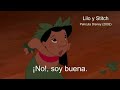 ejercicio de doblaje con subtítulos lilo y stitch 2002