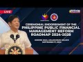 Ceremonial Endorsement of the Philippine Public Financial Management Reforms Roadmap 2024-2028