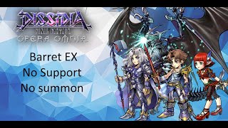 [DFFOO] Paladin Cecil Showcase: Barret EX - No Support, No Summon