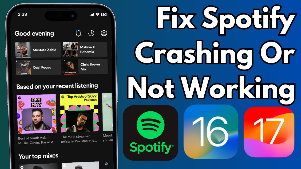 How To Fix Spotify Keeps Crashing Or Not Working On IPhone IOS 16/17 ...