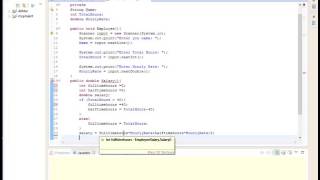 salary paycheck calculator in java programming || Part 2