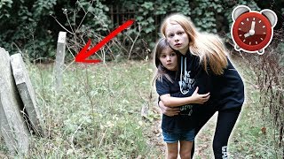 24 HRS OVERNIGHT at a GRAVEYARD! *scary* | Family Fizz