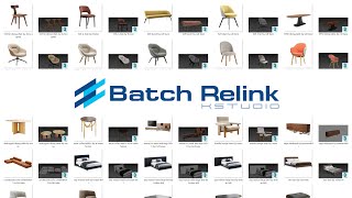 Batch Relink - Manage Assets for 3ds Max Scenes and  Material Libraries in batch mode