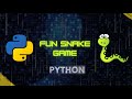 Coding a Fun Snake Game in Python - Pygame Project