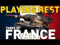 Playing the BEST tanks of France in World of Tanks!