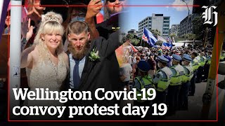Wellington Covid-19 convoy protest day 19 | nzherald.co.nz