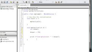UNITY3D - C# Lesson - 13 Function Parameters