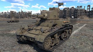 War Thunder: M2A4 American Light Tank Gameplay [1440p 60FPS]