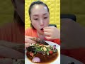 beautiful girl eat seafood🦐🦀🦑lobster crab octopus giant snail precious seafood 238