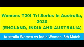 AU W vs IN W Dream11 Team in Tamil ||  Womens T20I Tri-Series || 5th Match || 08/02/2020