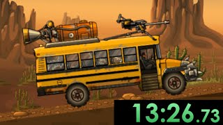 I speedrun upgrading into the ultimate zombie killing machine in Earn To Die 2012