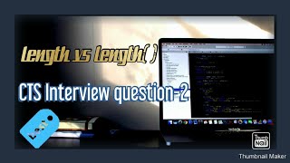 Java Interview Questions asked in CTS || length Vs length ( )