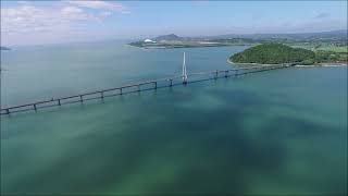 シラサギの楽園(雌島)と周防大橋【DJI INSPIRE1 V2.0】#山口市 #秋穂二島#周防大橋#dji #inspire