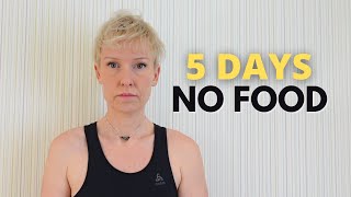 My 5 Day Water Fast (for my health)