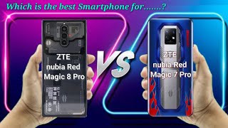 ZTE nubia Red Magic 8 Pro | ZTE nubia Red Magic 7 Pro | Which is the best Smartphone Compare? | #zte