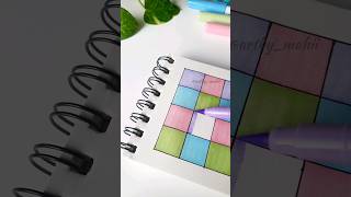 Easy zentangle pattern tutorial #art #zentangle #shorts #doodle #3d #trending