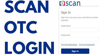 otc.scanhealthplan.com Scan OTC Login: Sign in, Catalog β¬π