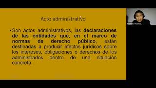 NULIDAD DEL ACTO ADMINISTRATIVO (Causales y plazos)