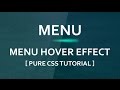 Cool Menu Hover Effect Tutorial - Html5 Css3 Hover Effect - Plz SUBSCRIBE Us For Daily Videos
