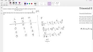 SOA Exam P Question 32 | Trinomial Distribution