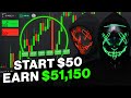 BOOST it 💸 $50 to $51,150 on TRADING Binary Options | Pocket Option | Binary Options Signals