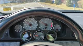 RK Autowerks supercharged E39 M5 Cruising at 60 mph, windows closed