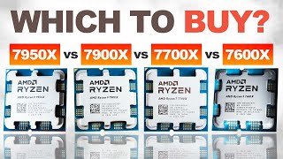 WHICH CPU SHOULD YOU BUY? — AMD 7950X vs 7900X vs 7700X vs 7600X