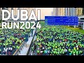 Dubai Run 2024 |4K| Massive Crowd at Sheikh Zayed Road Dubai 🇦🇪 24 Nov 2024