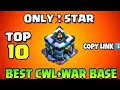 NEW TOP 10 TH13 ANTI 3 CWL BASE WITH LINK IN DESCRIPTION | ANTI ZAP | ANTI YETI | ANTI HYBRID/COC