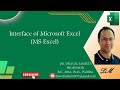 1. Interface of Microsoft Excel (MS-Excel) || Dr. Dhaval Maheta