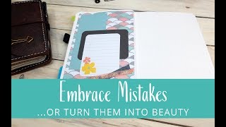 Embrace your mistakes... or cover them up (in your bullet journal)