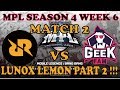 RRQ VS GEEK FAM ID MATCH 2 GAME 2 - MPL SEASON 4 WEEK 6 - MOBILE LEGENDS | GEMBOR GAMING