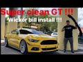 WICKER BILL INSTALLATION ON THIS BEAUTIFUL Ford Mustang GT 5.0!!!