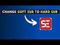 How to Convert Embedded Soft Subtitles to Hard Subtitles - Permanently Burn Soft Subtitles to Video