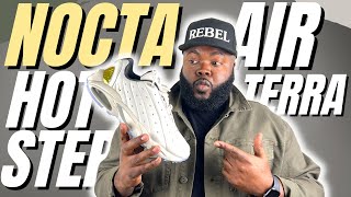 NIKE x NOCTA HOT STEP AIR TERRA CHAMPAGNE! FULL REVIEW +ON FOOT IN HD!