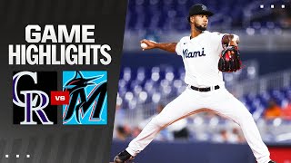 Rockies vs. Marlins Game Highlights (5/1/24) | MLB Highlights