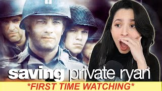 Saving Private Ryan (1998) Is One of the BEST Movies I've Reacted to - First Time Watching PART 1/2