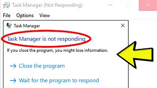Fix: Task Manager Not Responding in Windows 10