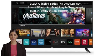 VIZIO 70-Inch V-Series 4K UHD Smart TV Review | Dolby Vision, HDR10+ \u0026 Gaming Features