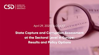 International Conference: State Capture and Corruption Assessment at the Sectoral Level