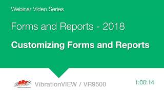 Vibration Research Forms & Reports