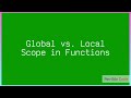 Global vs Local scope and function in javascript |Javascript Full Course|#javascript | #Revildo_code