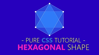 Create Hexagon Using Css - html css tutorial - Part 2