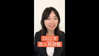 2022年收入税更新｜标准抵税额｜税率起征点增加 #shorts