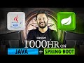 I spent 1000hr on java + spring boot | so you don't have to