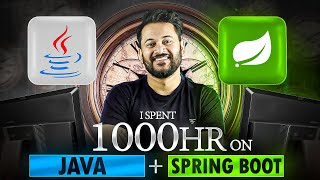 I spent 1000hr on java + spring boot | so you don't have to