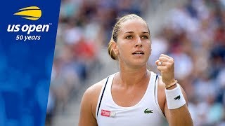 Dominika Cibulkova Shocks A. Kerber in Three Sets in R3 of the 2018 US Open