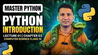 Introduction to Python Programming | Class 10 Computer New Book 2026 | Chap 3 Lec 1