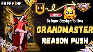 🔴 Live🔴 Grandmaster reason push || new season BR rank free fire #viral #livestream